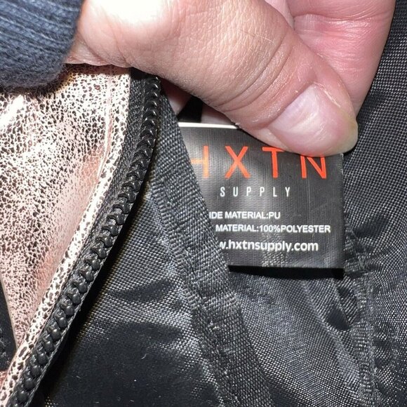 HXTN SUPPLY GOLD SHINY METALLIC BELT FANNY CROSSBODY BAG ADJUSTABLE TRAVEL SMALL - Picture 4 of 6